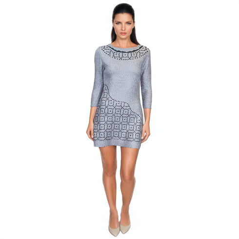 3/4 Sleeve Laser Cut Tonic - T575